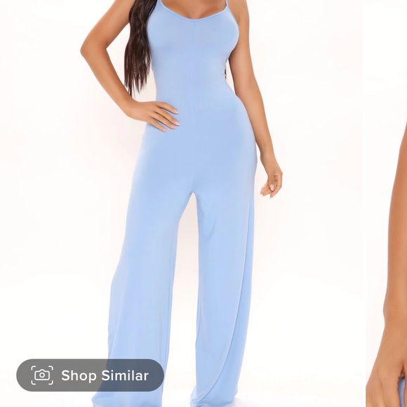 FASHION NOVA SIMPLER TIMES JUMPSUIT - Picture 1 of 4